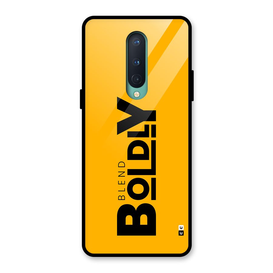 Blend Bold Glass Back Case for OnePlus 8