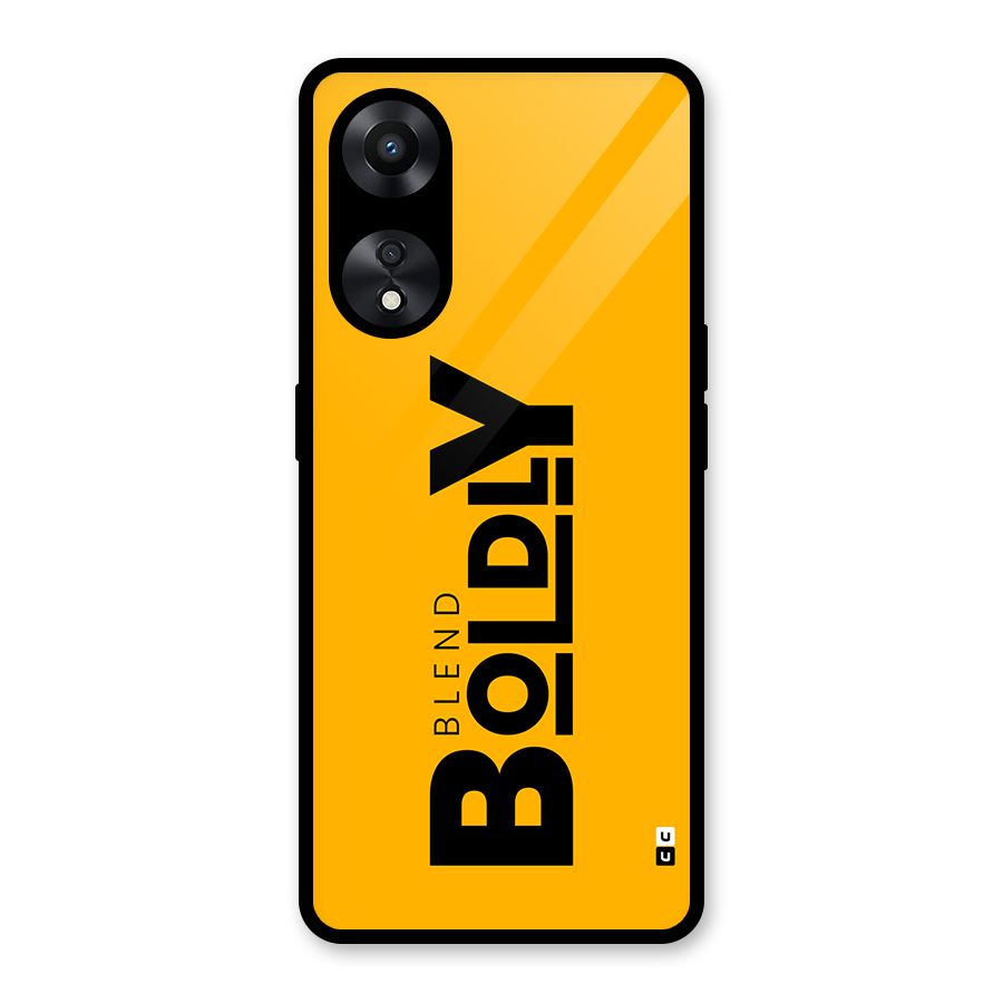 Blend Bold Glass Back Case for Oppo A78