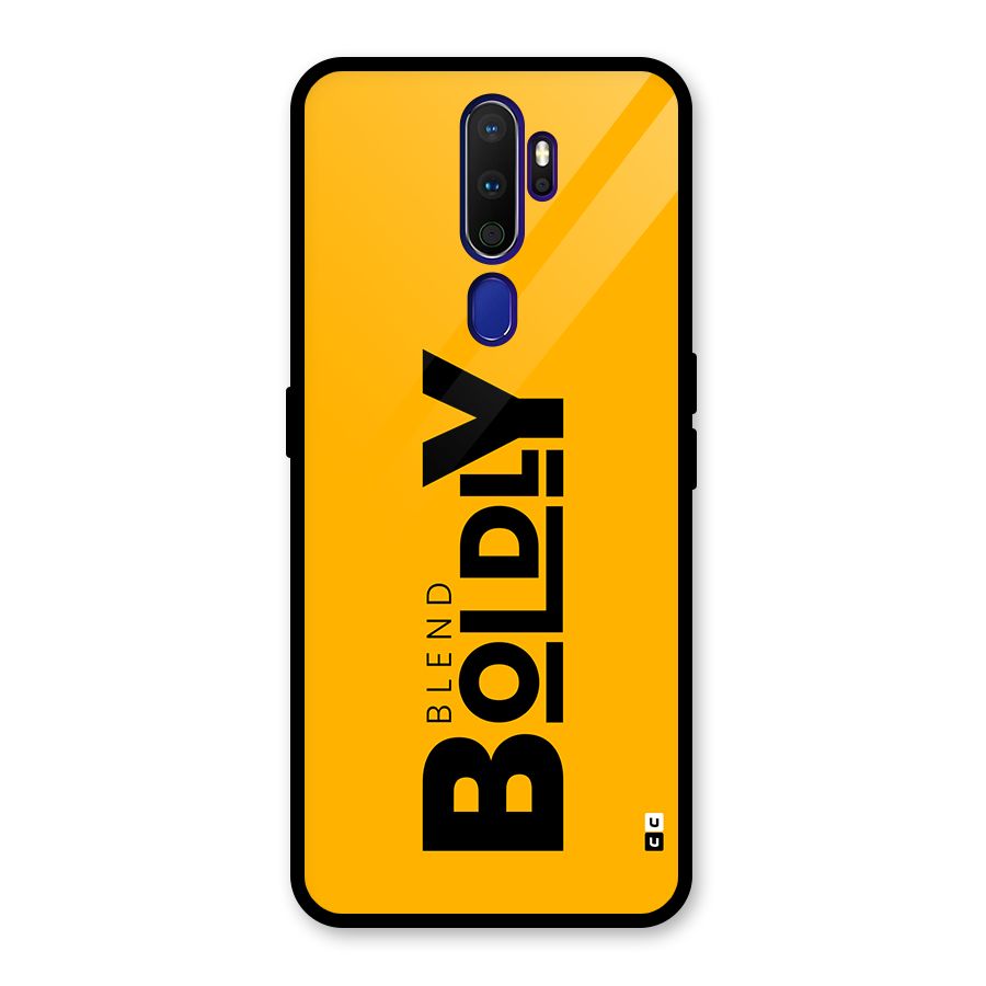Blend Bold Glass Back Case for Oppo A9 (2020)