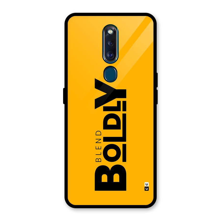 Blend Bold Glass Back Case for Oppo F11 Pro