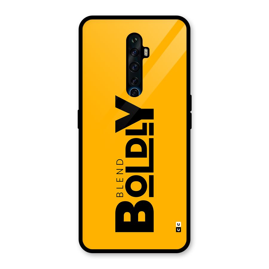 Blend Bold Glass Back Case for Oppo Reno2 Z