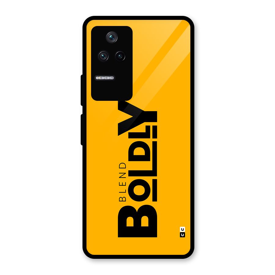 Blend Bold Glass Back Case for Poco F4 5G