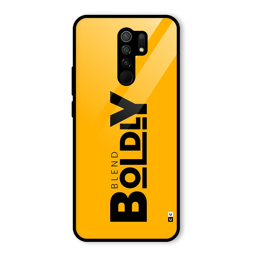 Blend Bold Glass Back Case for Poco M2