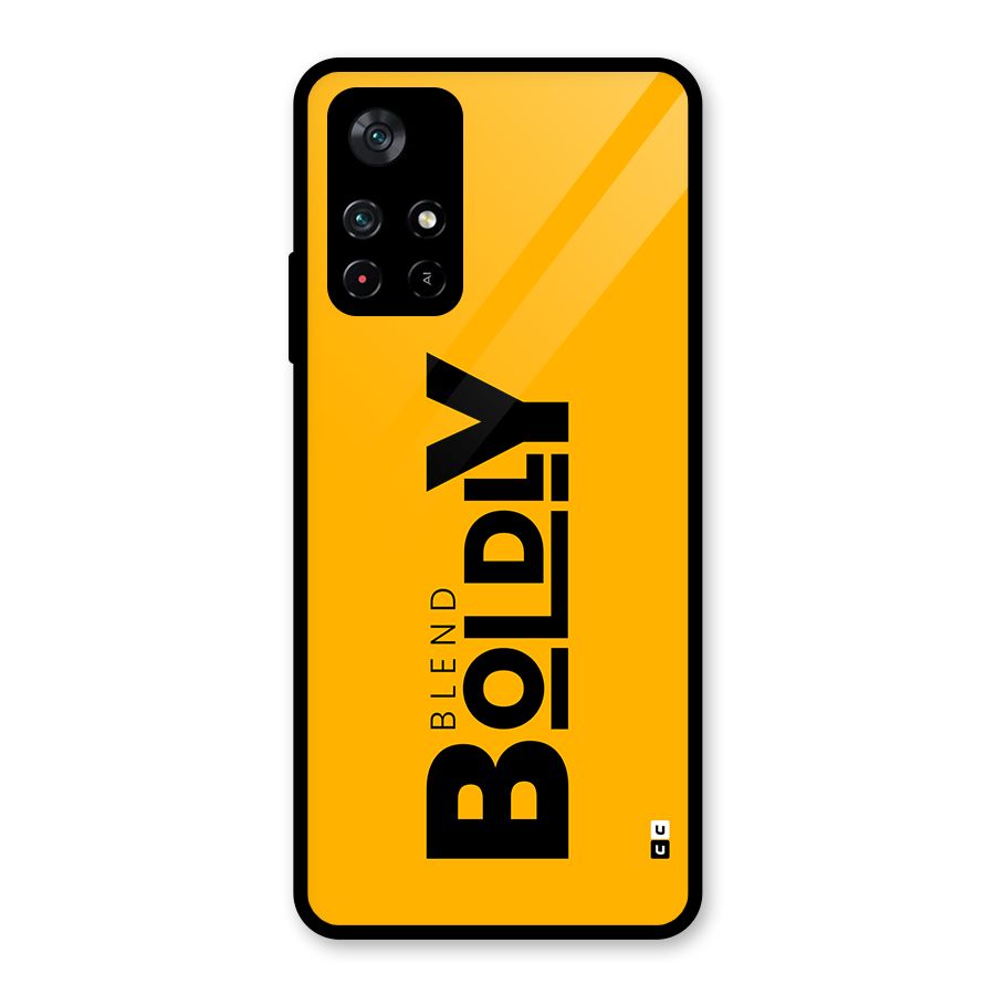 Blend Bold Glass Back Case for Poco M4 Pro 5G