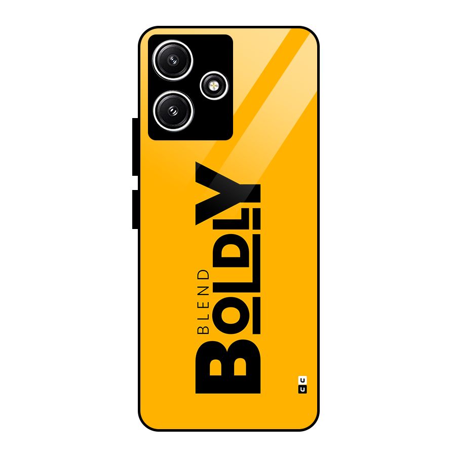 Blend Bold Glass Back Case for Poco M6 Pro