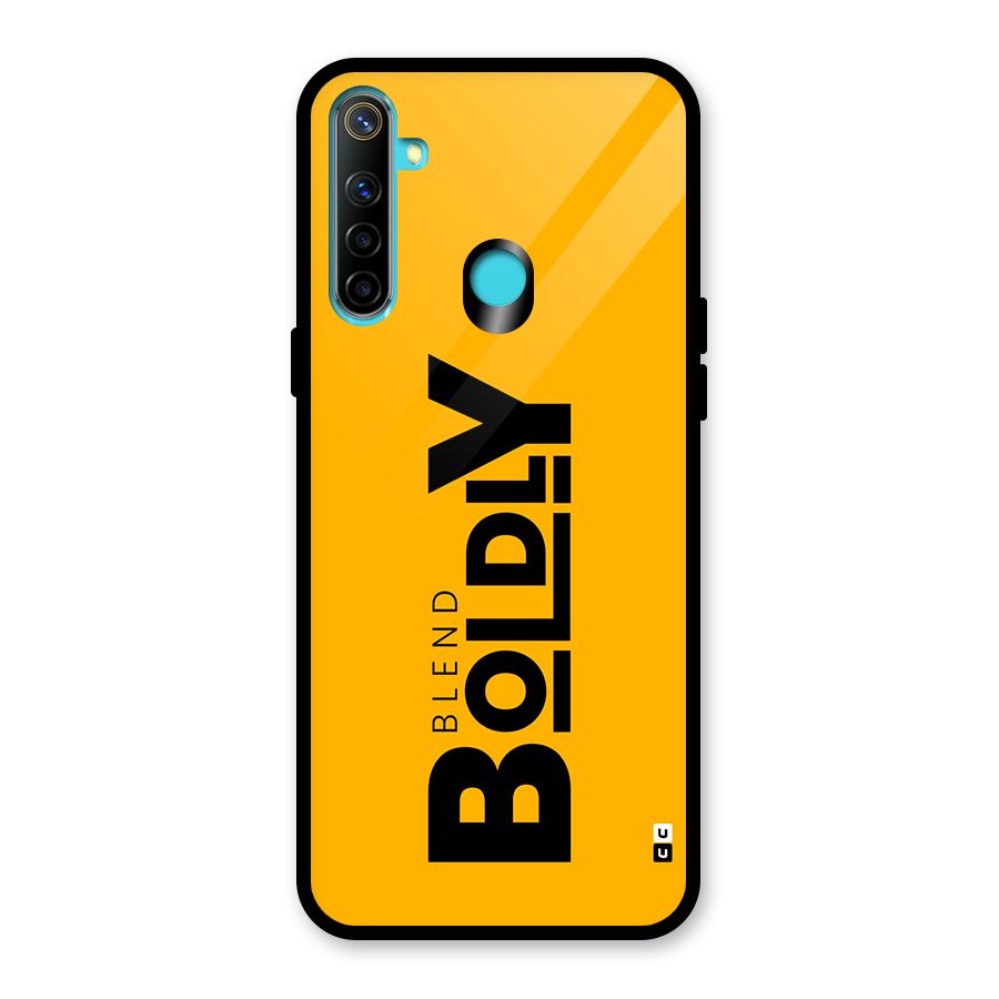Blend Bold Glass Back Case for Realme 5i