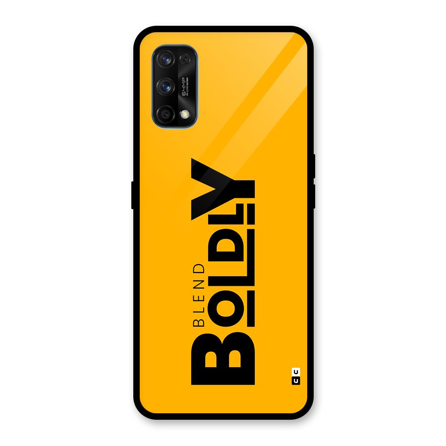 Blend Bold Glass Back Case for Realme 7 Pro