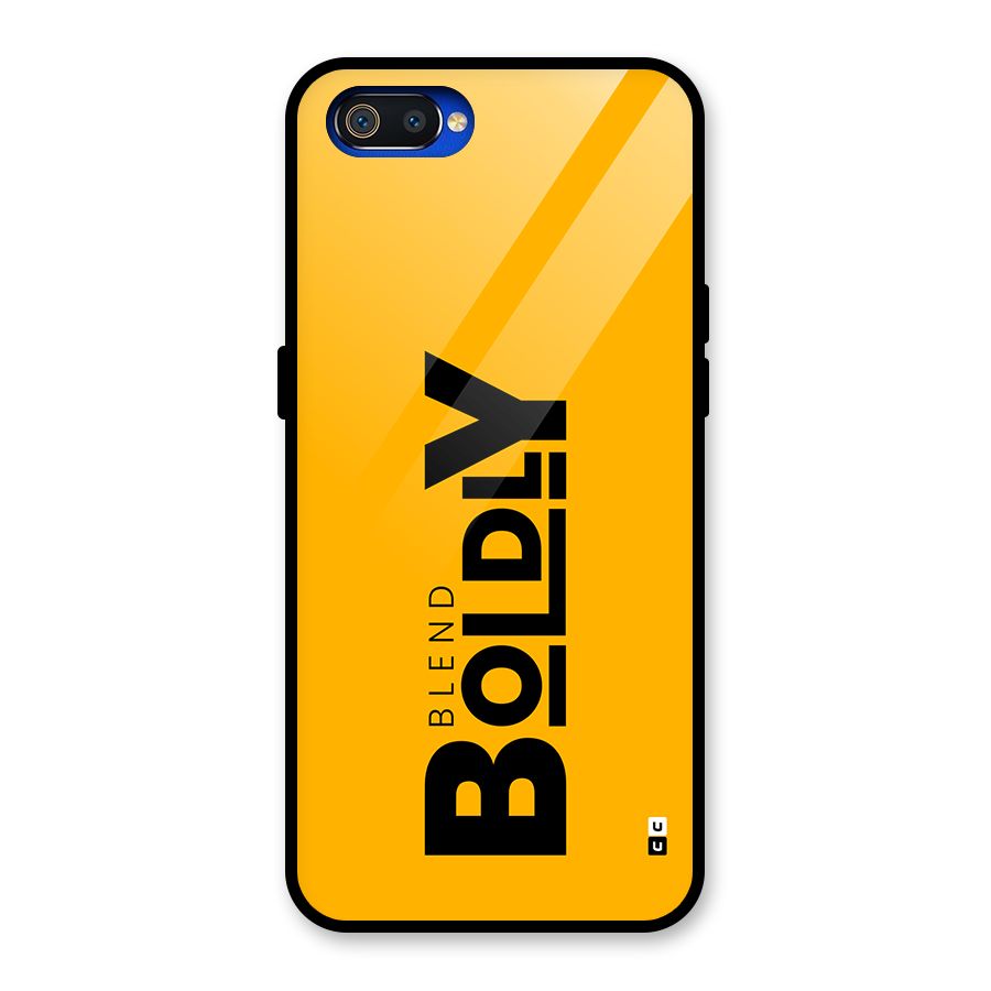 Blend Bold Glass Back Case for Realme C2
