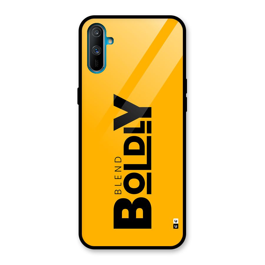 Blend Bold Glass Back Case for Realme C3