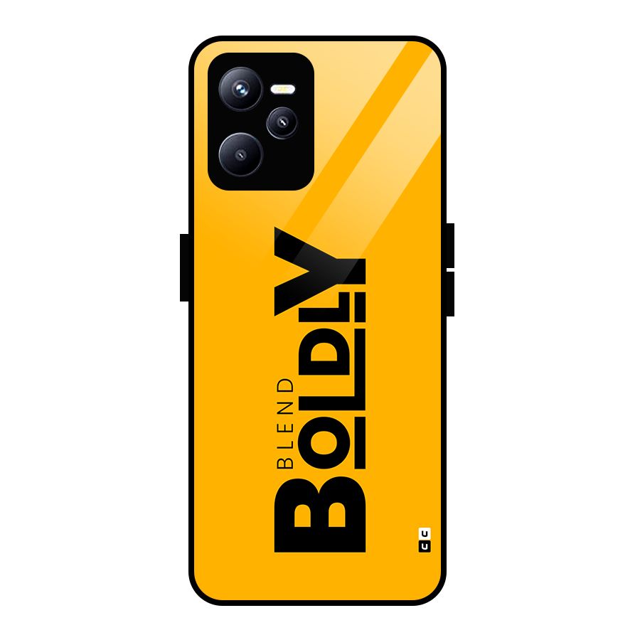 Blend Bold Glass Back Case for Realme C35