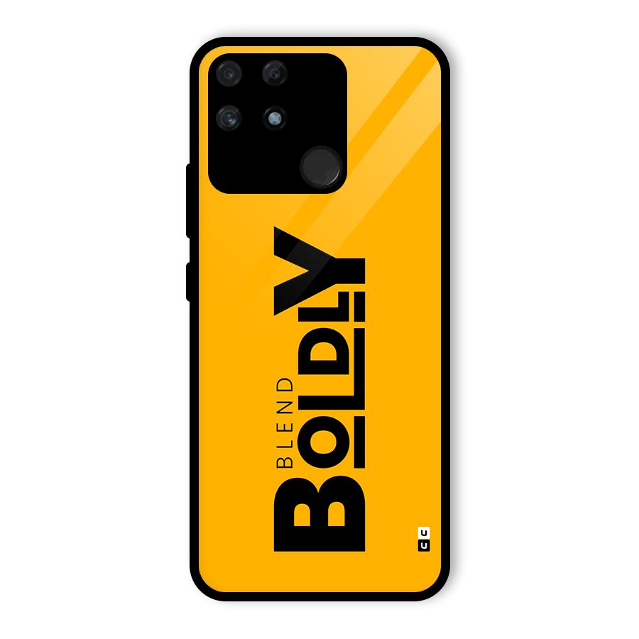 Blend Bold Glass Back Case for Realme Narzo 50A