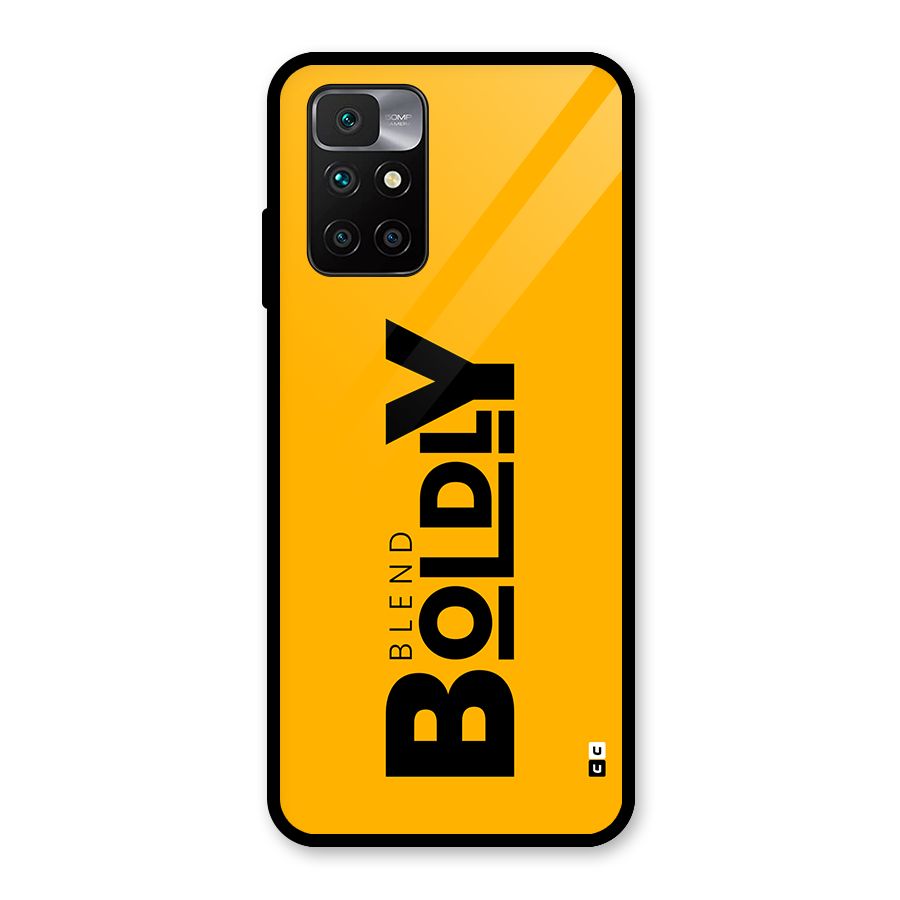 Blend Bold Glass Back Case for Redmi 10 Prime