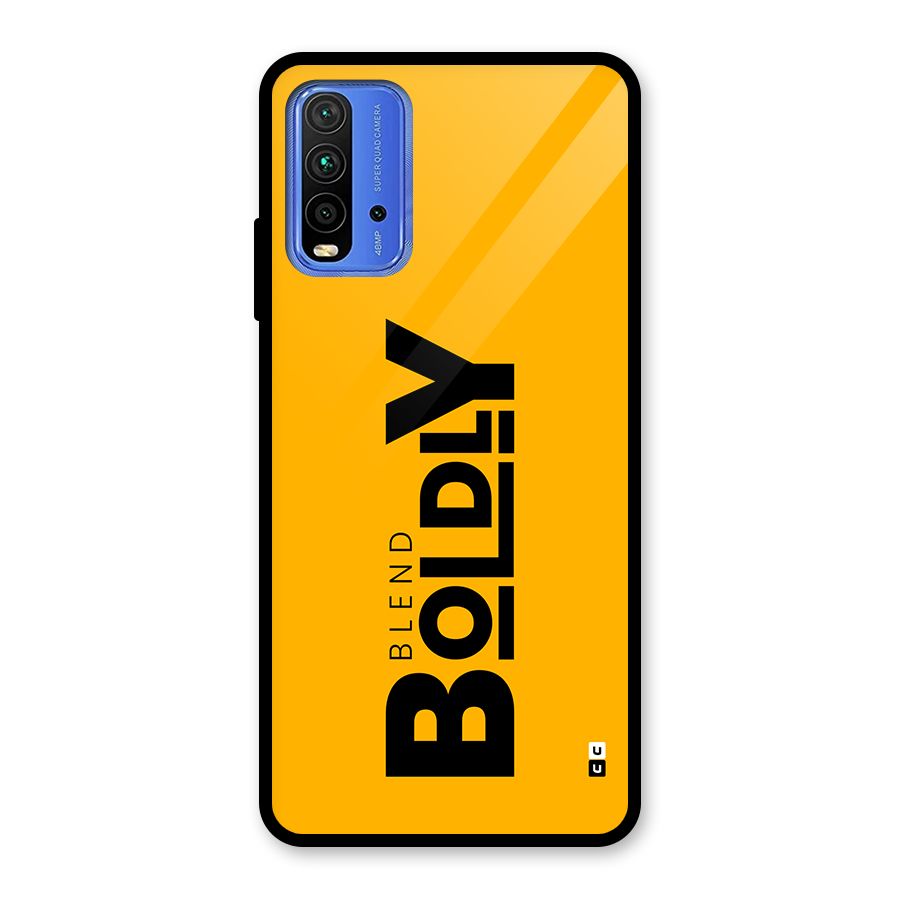 Blend Bold Glass Back Case for Redmi 9 Power