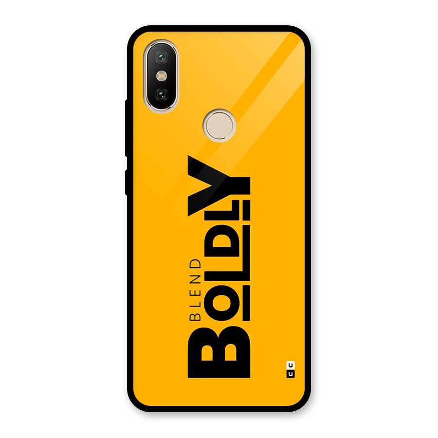 Blend Bold Glass Back Case for Redmi A2