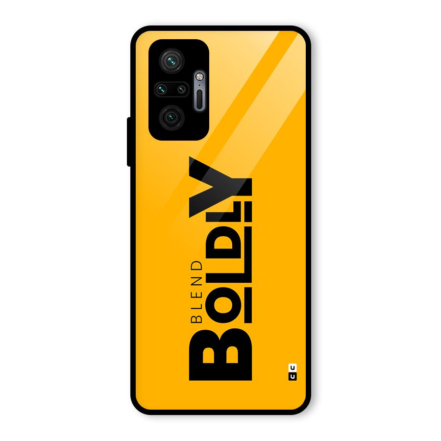 Blend Bold Glass Back Case for Redmi Note 10 Pro Max