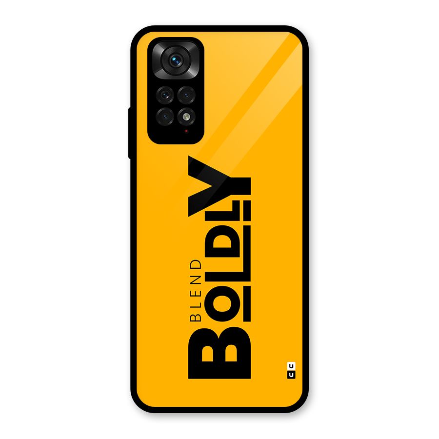 Blend Bold Glass Back Case for Redmi Note 11S