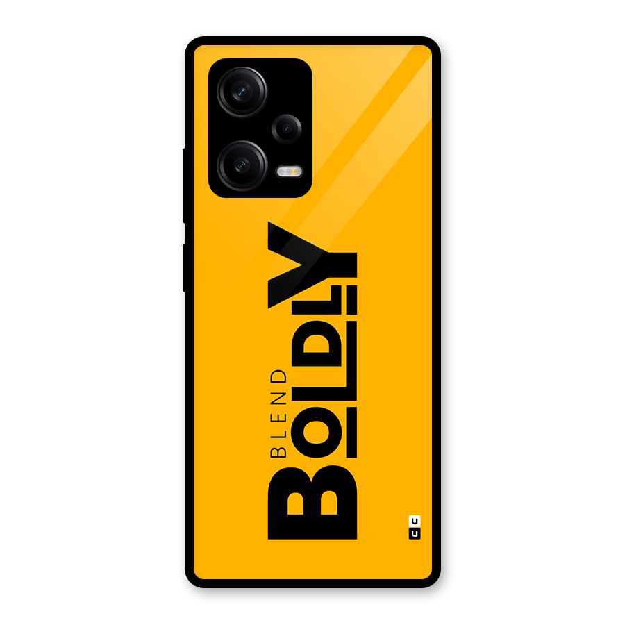 Blend Bold Glass Back Case for Redmi Note 12 Pro