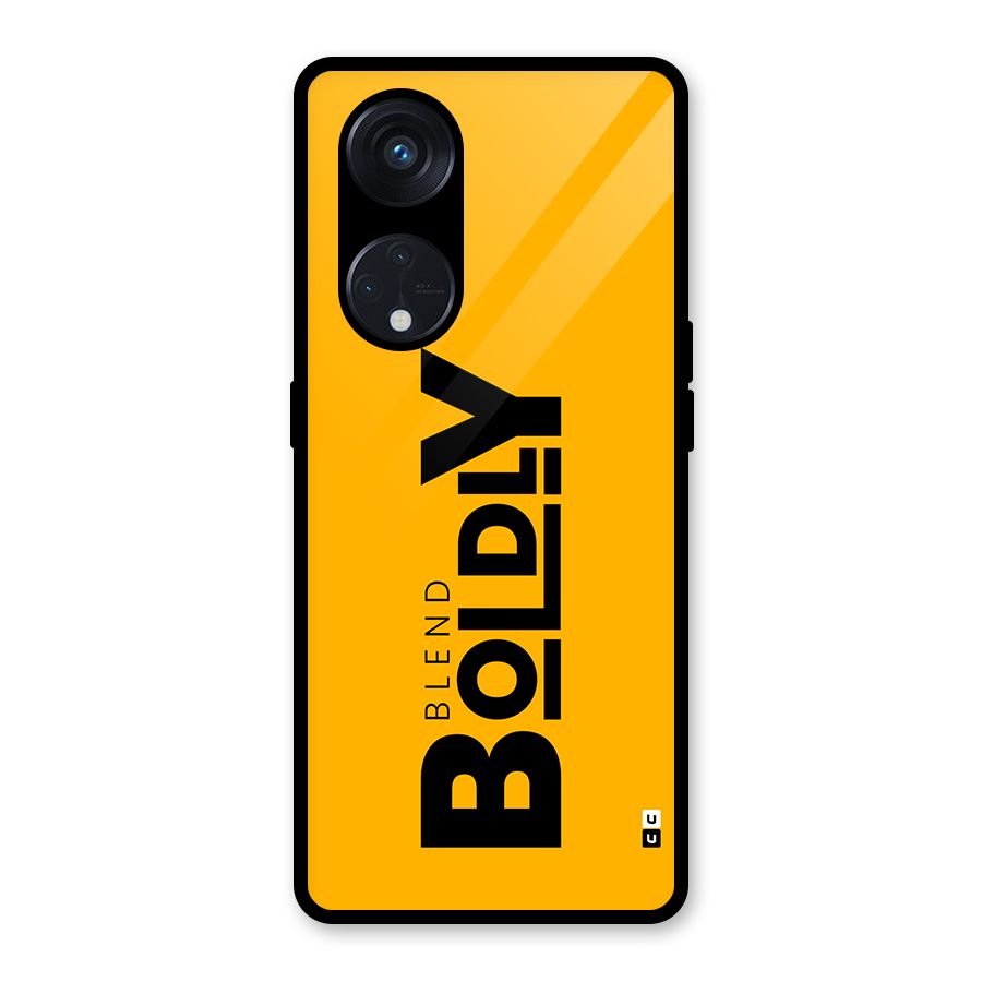 Blend Bold Glass Back Case for Reno8 T 5G