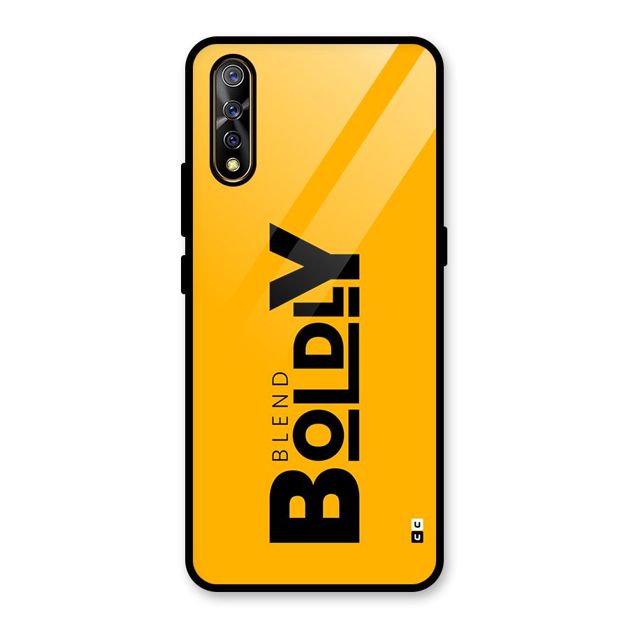 Blend Bold Glass Back Case for Vivo S1