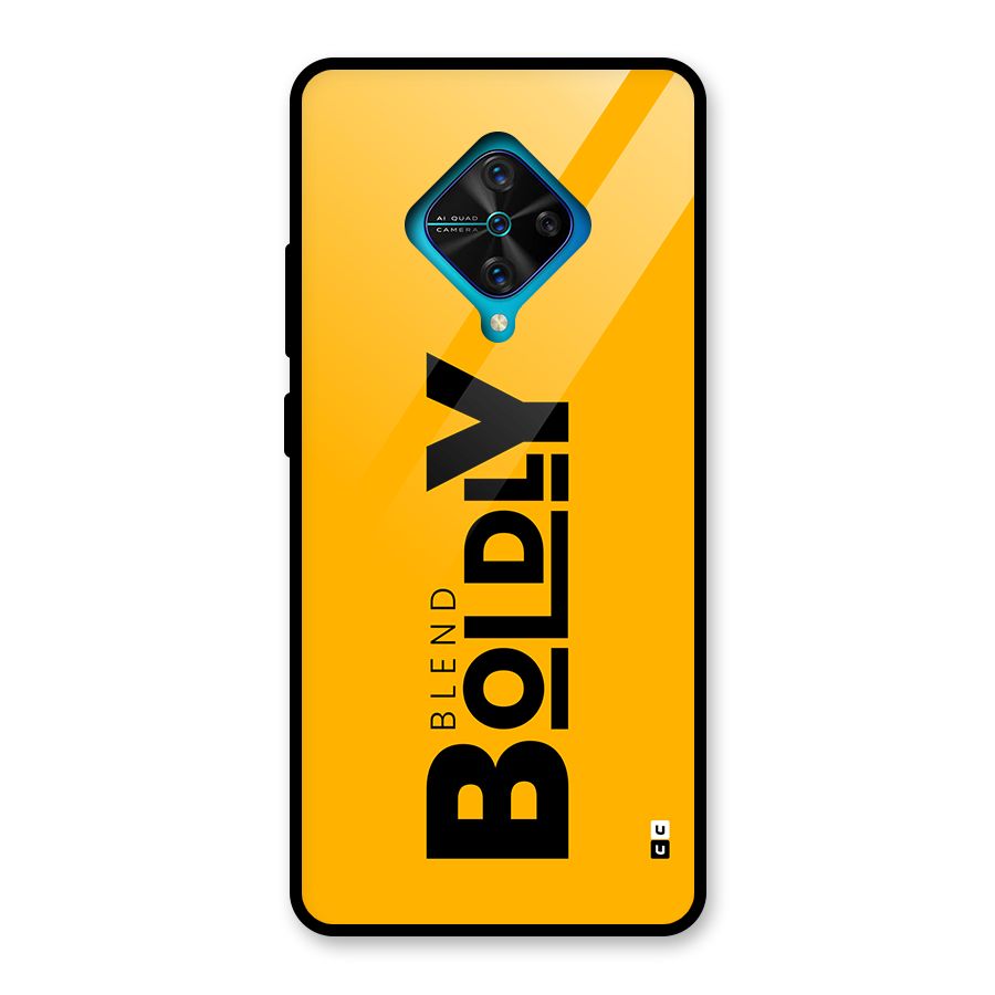 Blend Bold Glass Back Case for Vivo S1 Pro