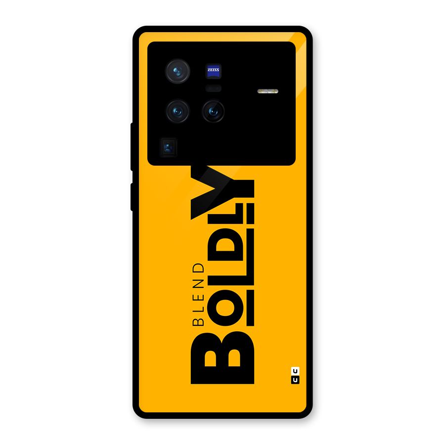Blend Bold Glass Back Case for Vivo X80 Pro