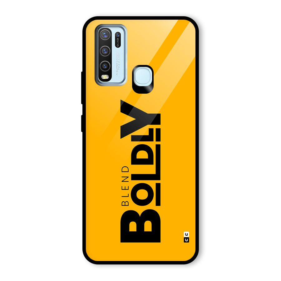 Blend Bold Glass Back Case for Vivo Y30