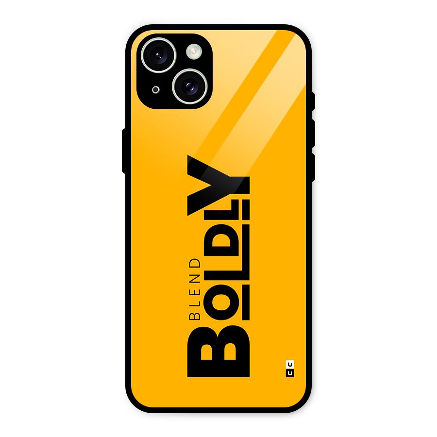 Blend Bold Glass Back Case for iPhone 15 Plus