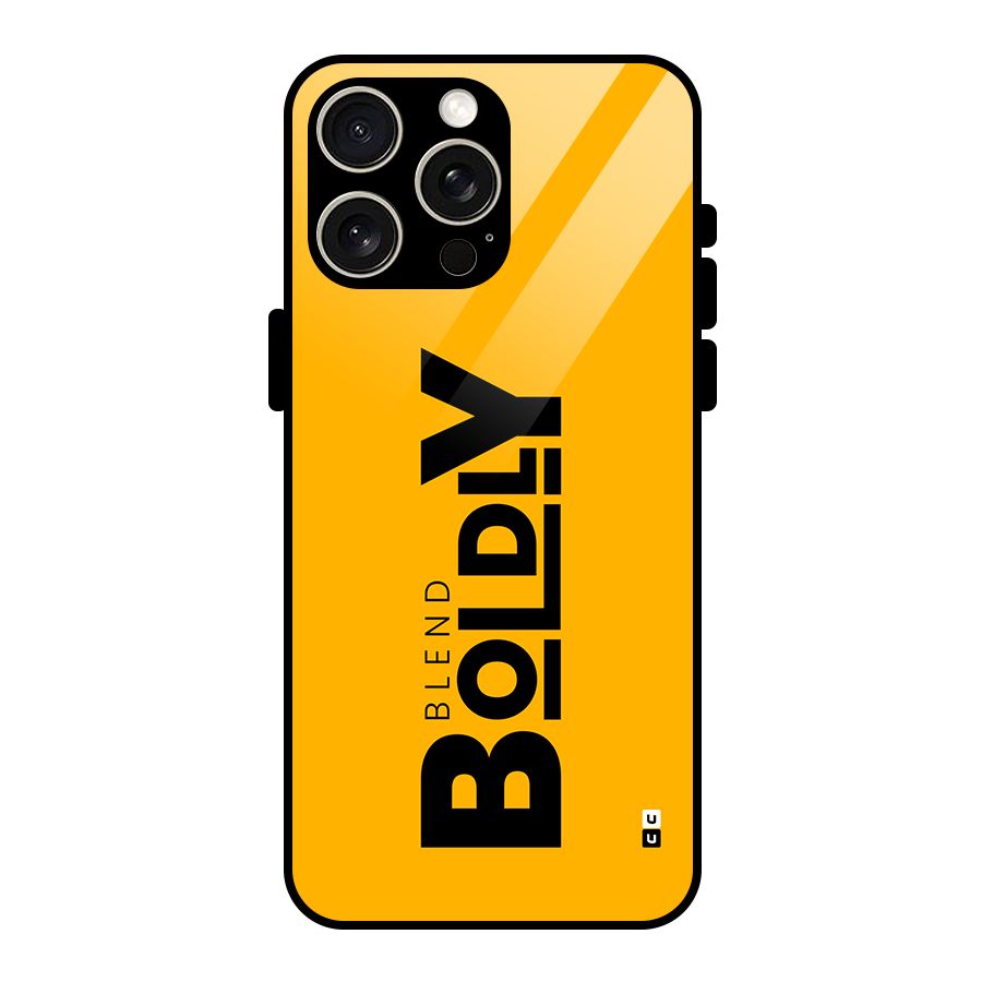 Blend Bold Glass Back Case for iPhone 15 Pro Max