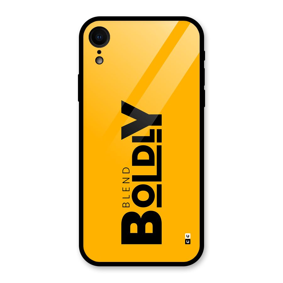 Blend Bold Glass Back Case for iPhone XR