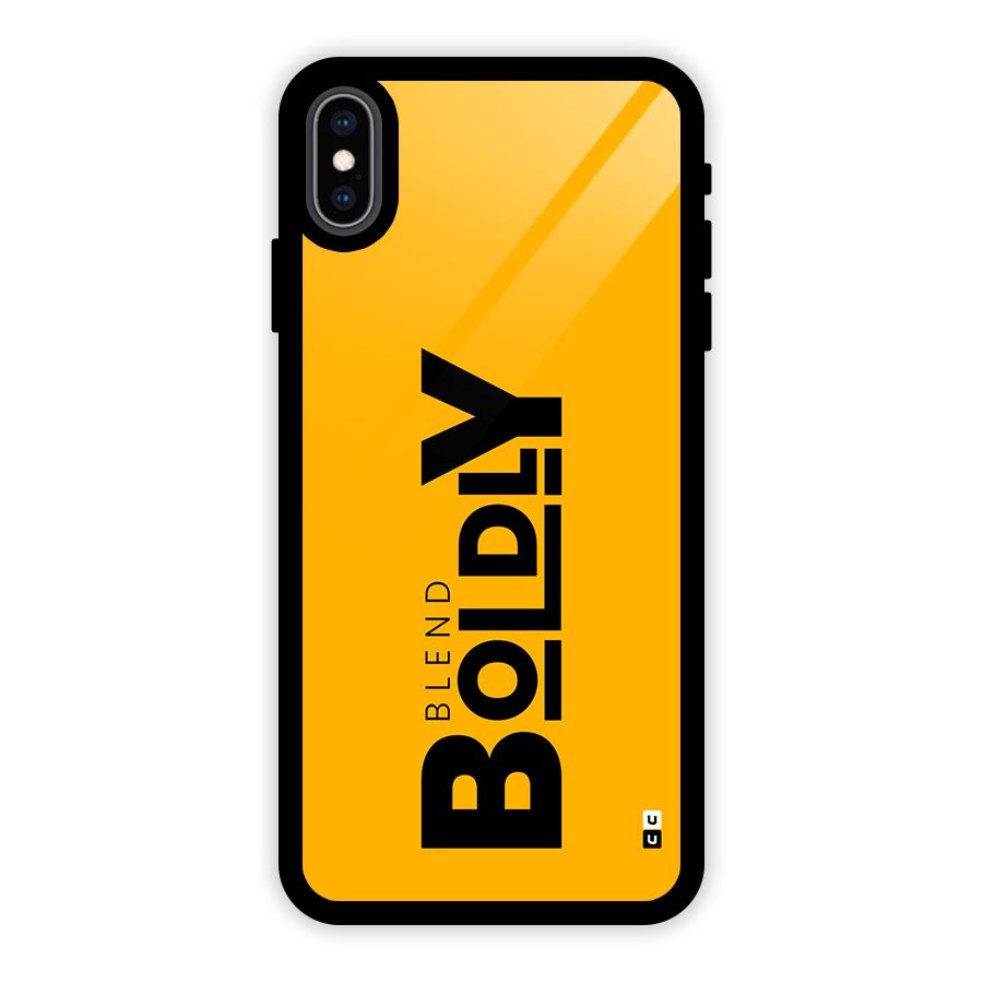 Blend Bold Glass Back Case for iPhone XS Max