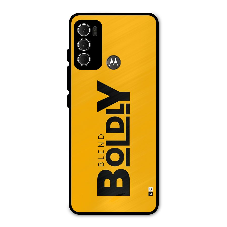 Blend Bold Metal Back Case for Moto G60