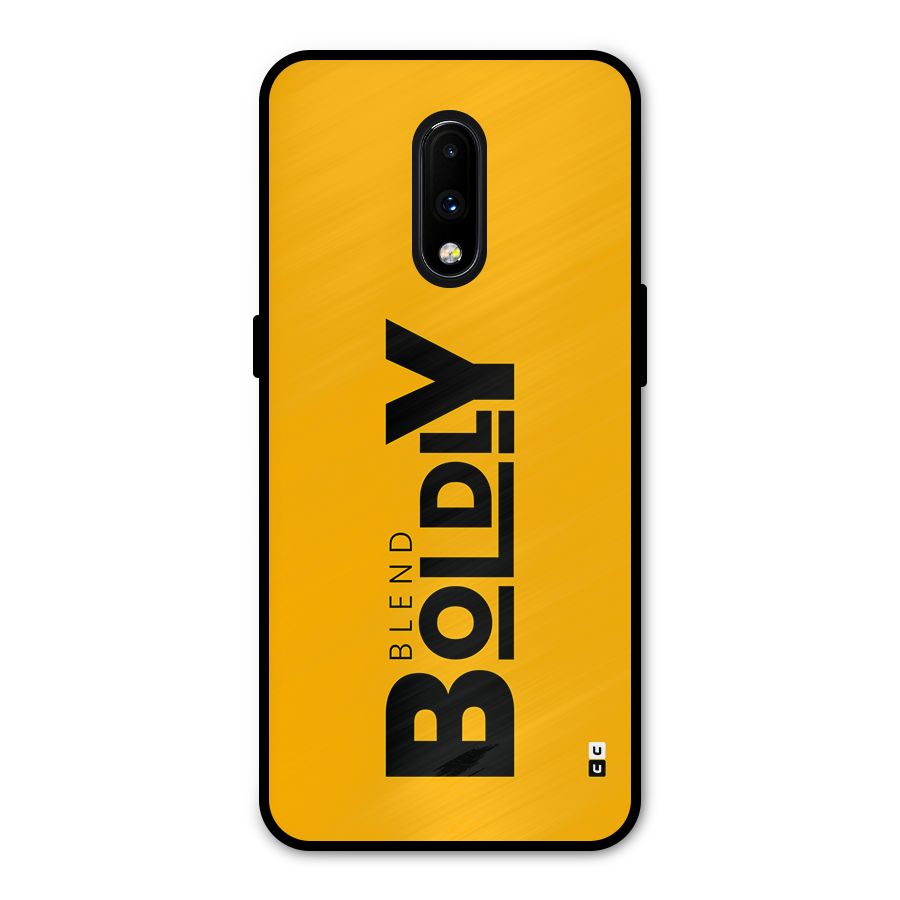 Blend Bold Metal Back Case for OnePlus 7