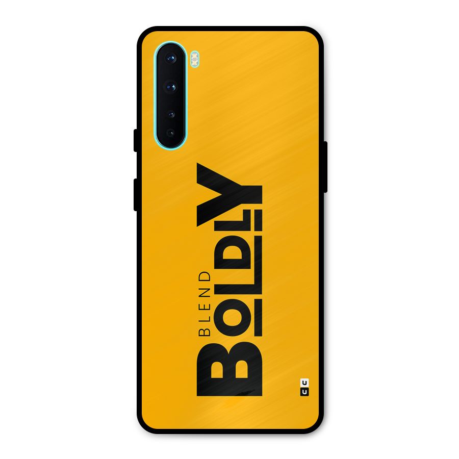 Blend Bold Metal Back Case for OnePlus Nord