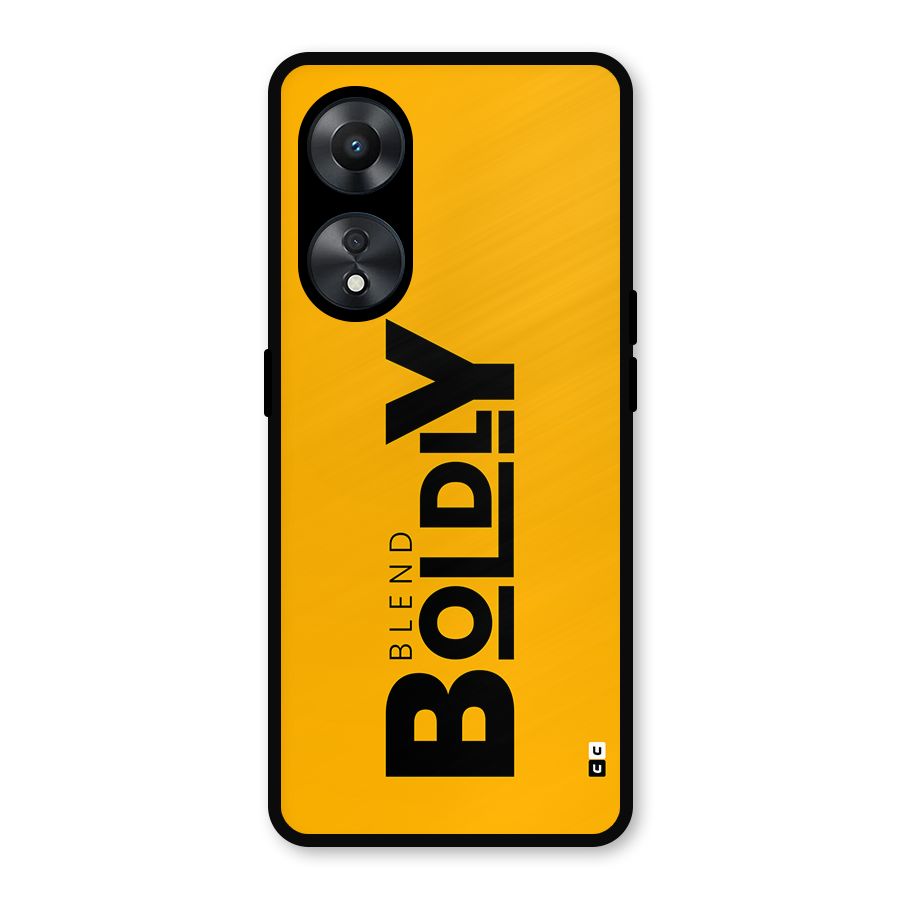 Blend Bold Metal Back Case for Oppo A78