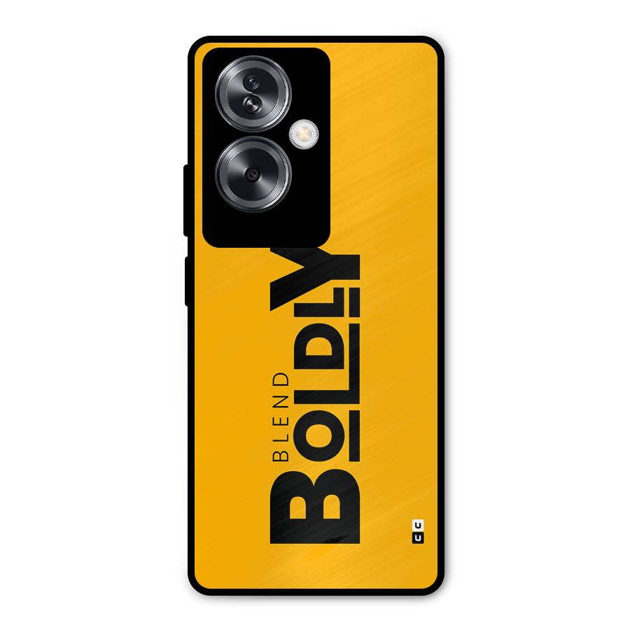 Blend Bold Metal Back Case for Oppo A79 5G