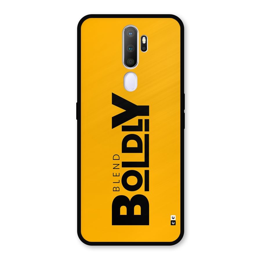 Blend Bold Metal Back Case for Oppo A9 (2020)