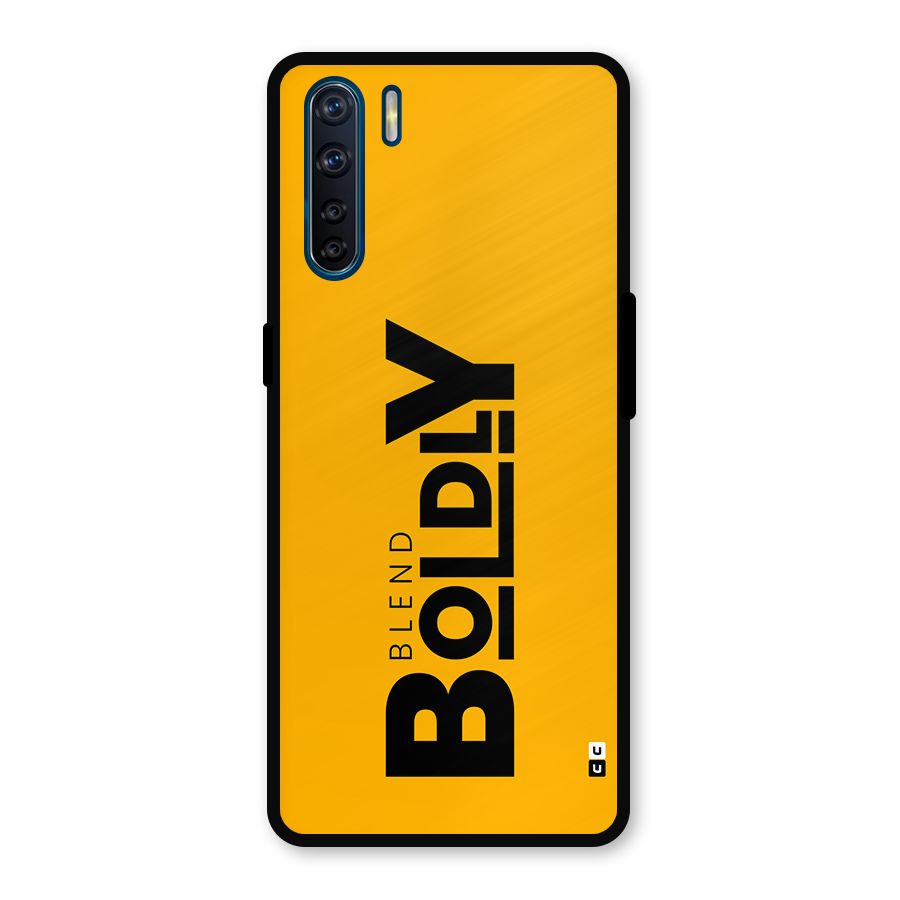 Blend Bold Metal Back Case for Oppo F15
