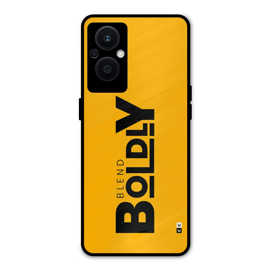 Blend Bold Metal Back Case for Oppo F21 Pro 5G
