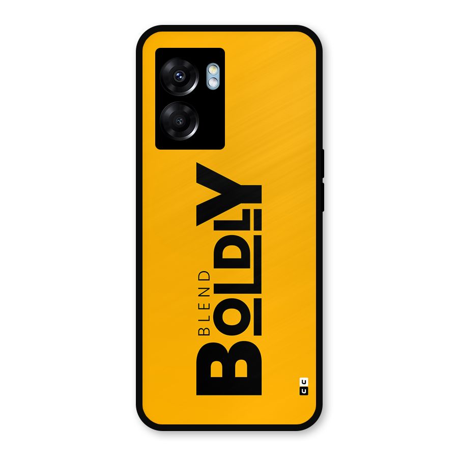 Blend Bold Metal Back Case for Oppo K10 (5G)