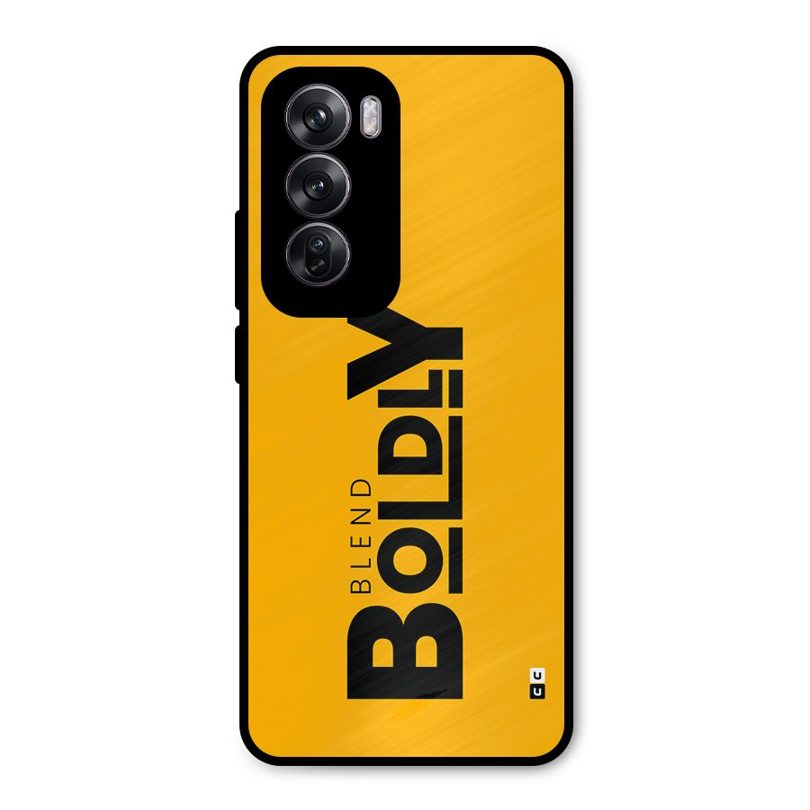 Blend Bold Metal Back Case for Oppo Reno12 Pro