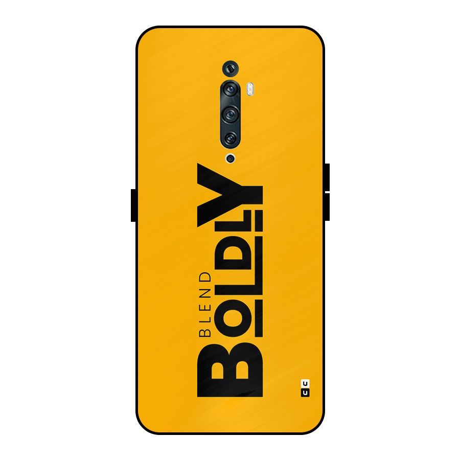 Blend Bold Metal Back Case for Oppo Reno2 F
