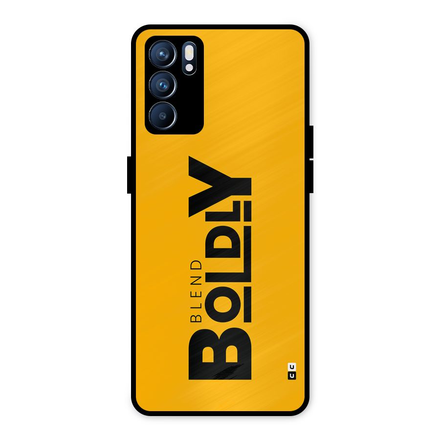 Blend Bold Metal Back Case for Oppo Reno6 5G