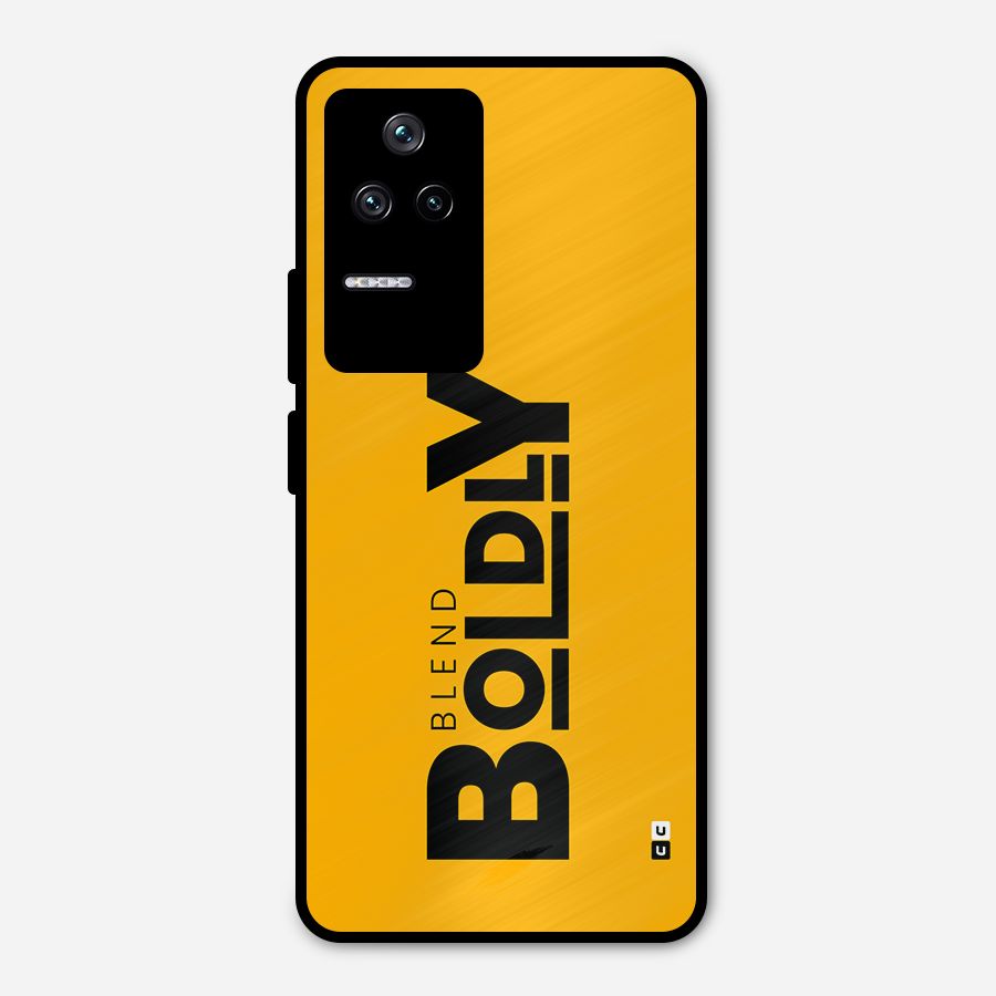 Blend Bold Metal Back Case for Poco F4 5G