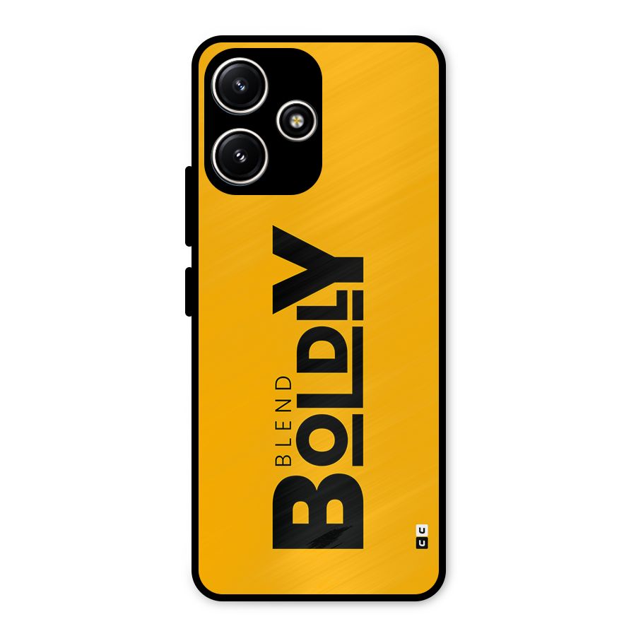 Blend Bold Metal Back Case for Poco M6 Pro