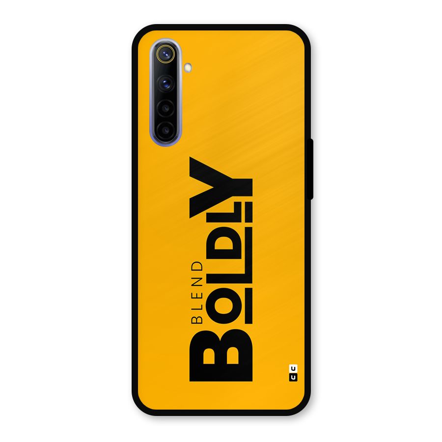 Blend Bold Metal Back Case for Realme 6i