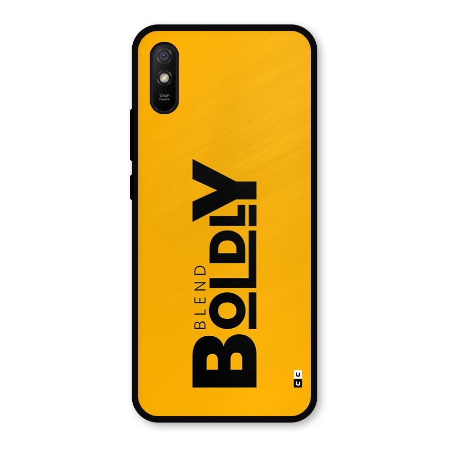 Blend Bold Metal Back Case for Redmi 9i
