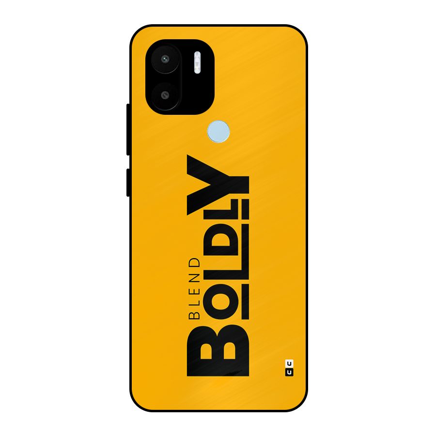 Blend Bold Metal Back Case for Redmi A1 Plus