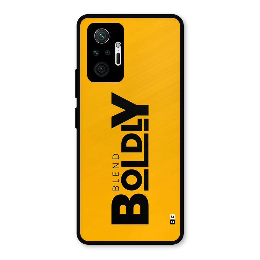 Blend Bold Metal Back Case for Redmi Note 10 Pro