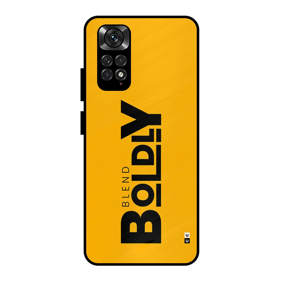 Blend Bold Metal Back Case for Redmi Note 11 Pro