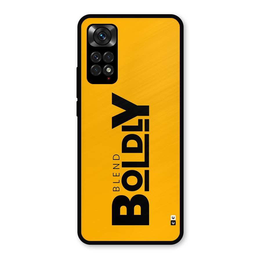 Blend Bold Metal Back Case for Redmi Note 11s